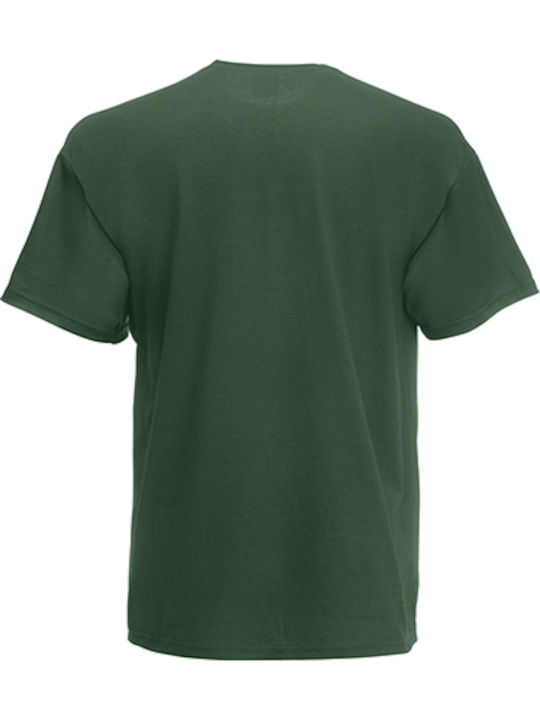 Fruit of the Loom Super Premium T Men's Short Sleeve Promotional T-Shirt Bottle Green