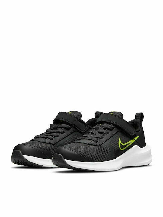 Downshifter 11 Αθλητικά Παιδικά Παπούτσια Running με Σκρατς Dark Smoke Grey / Volt / Black / White
