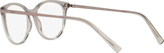 Armani Exchange Дамски Ацетатен Скелет Пеперуда Сив AX3078 8240