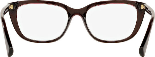 Ralph Lauren Women's Acetate Butterfly Prescription Eyeglass Frames Burgundy RA7125 5912