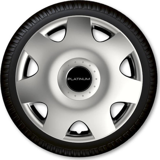 Autoline Car Hubcap Set Argo Platinum 13" 4pcs Silver