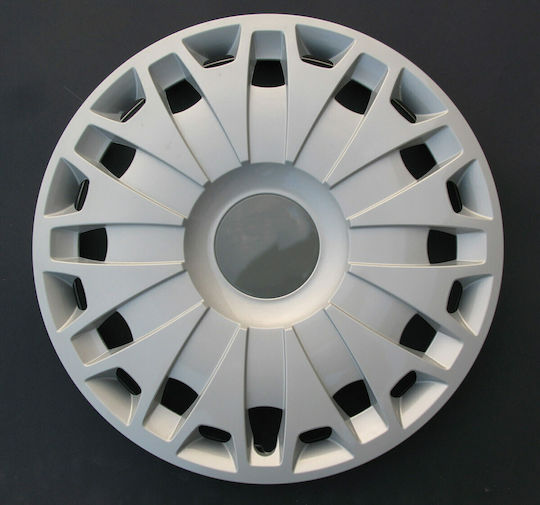 Farad Auto Radkappen Set Seat Ibiza 2008 mit Marke Sitz 4Stück 15" Silber