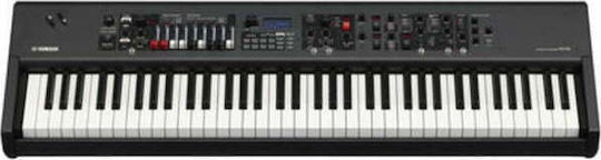 Yamaha Electric Stage Piano YC73 with 73 Weighted Keys Built-in Speakers and Connection with Headphones and Computer Black
