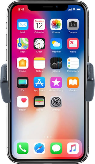 Simoni Racing Phone Holder Βάση Κινητού & Tablet Αυτοκινήτου με Ρυθμιζόμενα Άγκιστρα Μαύρη