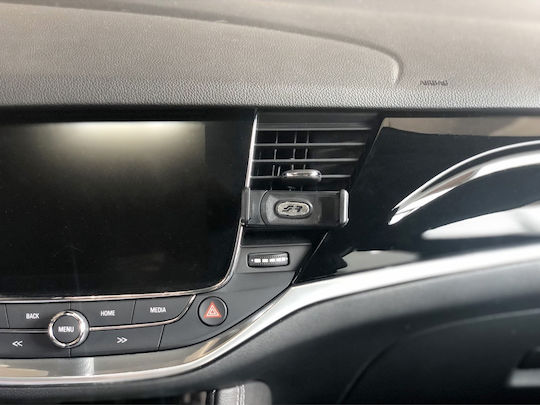 Simoni Racing Phone Holder Βάση Κινητού & Tablet Αυτοκινήτου με Ρυθμιζόμενα Άγκιστρα Μαύρη