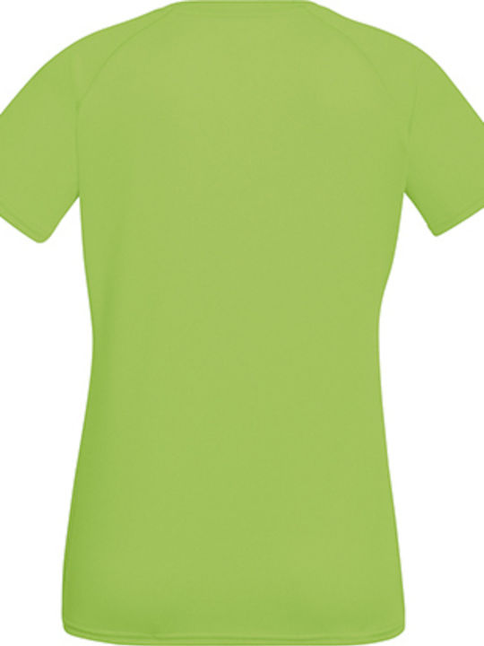 Fruit of the Loom Performance T Γυναικείο Διαφημιστικό T-shirt Κοντομάνικο σε Χρώμα