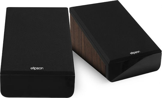 Elipson Prestige Facet 6ATM Paar Hi-Fi Lautsprecher Wandmontiert 70W 2 Anzahl von Fahrern B20.7xT29xH18.1cm. Black/Walnut