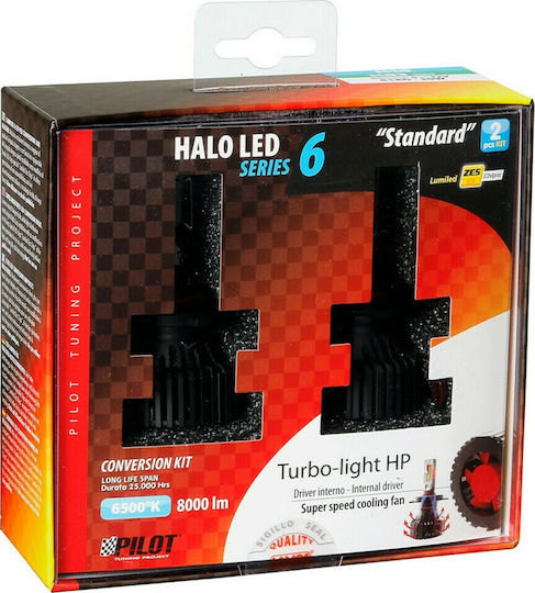 Lampa Lamps Car & Motorcycle Halo Led Serie 6 Standard H10 / HB3 LED 6500K Cold White 9-32V 60W 2pcs