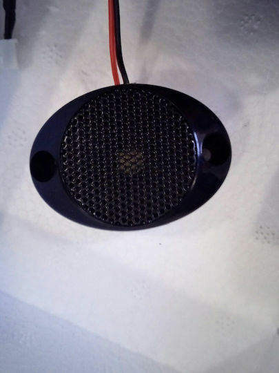 Osio Σύστημα Παρκαρίσματος Αυτοκινήτου OSP-235 με Buzzer και 4 Αισθητήρες 18mm σε Μαύρο Χρώμα
