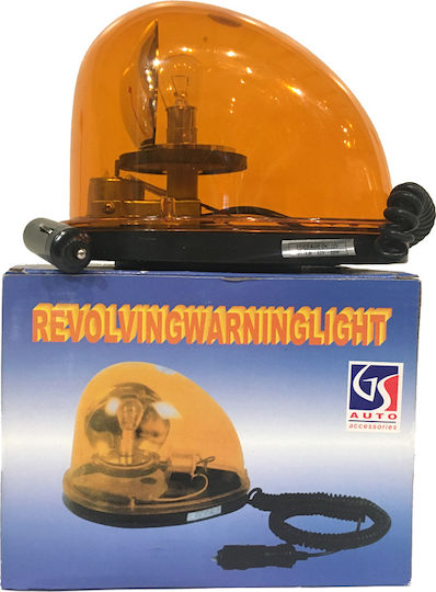 Auto Gs Φάρος Αυτοκινήτου 12V 250cm με Πορτοκαλί Φωτισμό