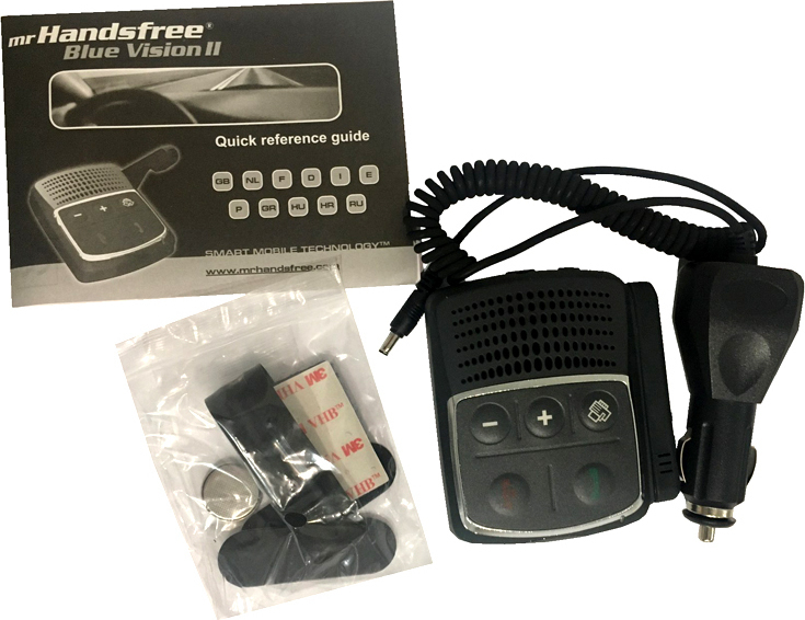 Mr Handsfree Bluetooth Αυτοκινήτου για το Αλεξήλιο (Multipoint