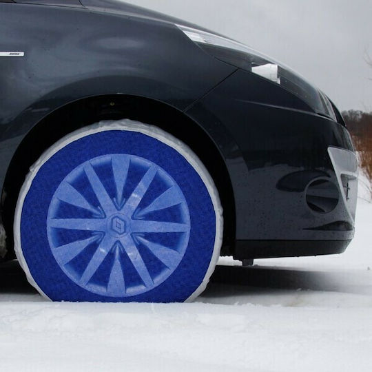 SnowGecko Anti-slip Snow Socks XL Passenger Car 2pcs