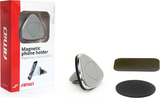 AMiO Suport Auto Magnetic Pentru Aerisire Cu Magnet Negru