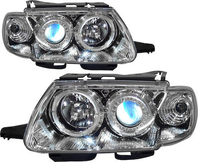 Autoline Front Lights for Citroen Saxo White 2pcs