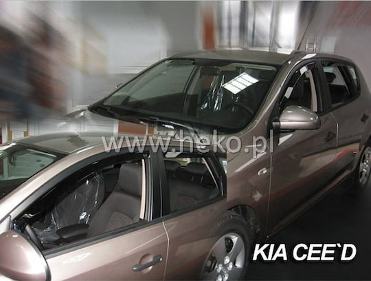 Heko Set of Windbreakers Front Car for Kia Ceed 2pcs