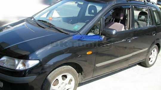 Heko Σετ Ανεμοθραύστες Αυτοκινήτου Μπροστινοί και Πίσω Σκούρο Φιμέ για Mazda 626 4τμχ