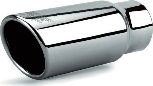 Simoni Racing Μπούκα Στρογγυλή Inox 37-63mm Universal