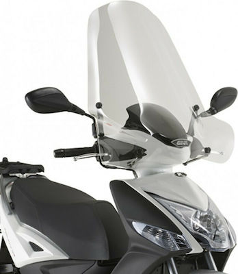 Givi Transparentes Visier Motorrad für Kymco Agilität 50/125/150/200 R16 2008-2013 441A