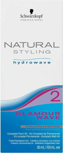 Schwarzkopf Λοσιόν Περμανάντ Natural Styling Hydrowave Glamour Wave Νο.2 80ml