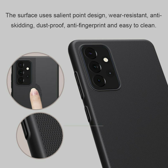 Nillkin Super Frosted Shield Back Cover Plastic Black (Galaxy A72)
