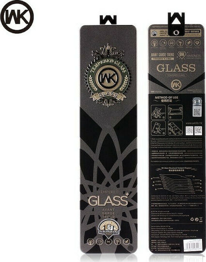 WK Armour Tempered Glass & 360 Full Cover Σιλικόνης Λευκό (iPhone 8/7 Plus)