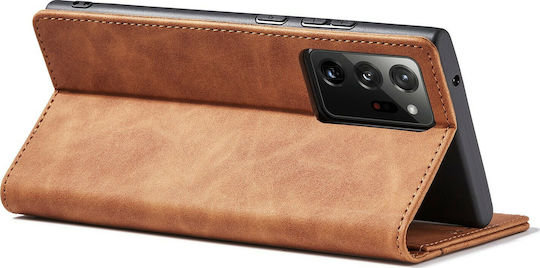 Bodycell PU Leather Buchen Sie Synthetisches Leder Braun (Galaxy Note 20 Ultra)