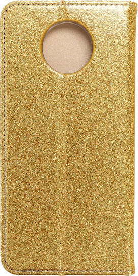 Forcell Shining Book Δερματίνης Χρυσό (Redmi Note 9T)