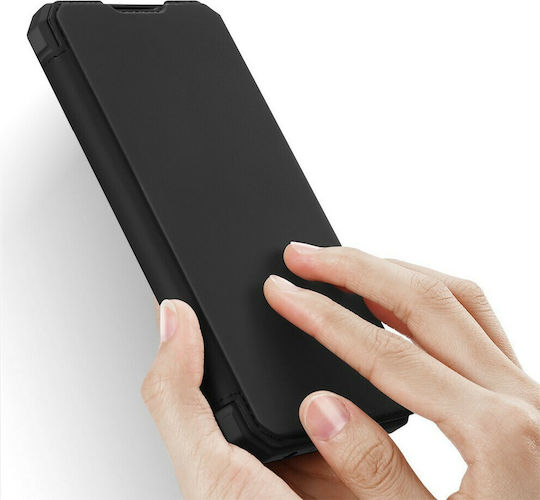 Dux Ducis Skin Pro Buchen Sie Synthetisches Leder Schwarz (Galaxy A52 / A52s)