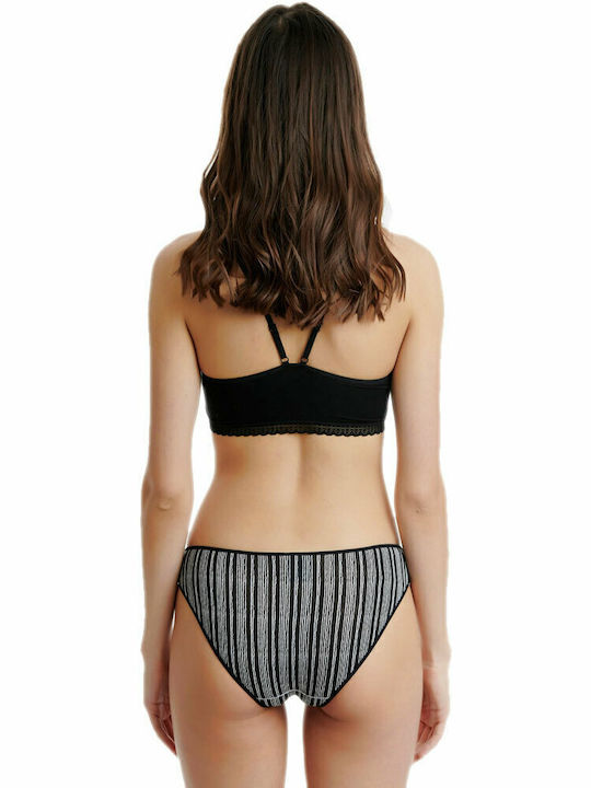 Bamboo Women's Slip 2Pack Black