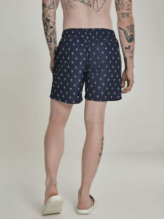 Herren-Bademode Kurze Hosen Anchor Navy mit Muster