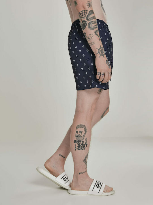 Herren-Bademode Kurze Hosen Anchor Navy mit Muster