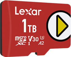 Lexar microSDXC 256GB Class 10 U3 V30 A1 UHS-I