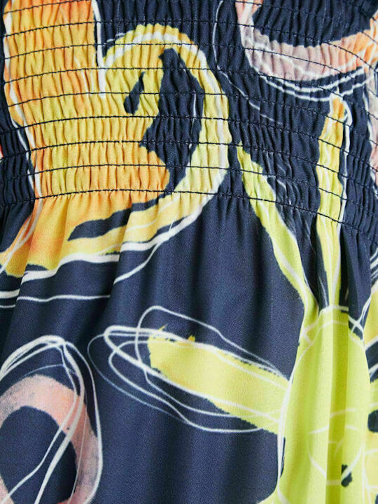 Kids' Fabric Jumpsuit Shorts/Bermudas Jumpsuit Shorts Navy Blue