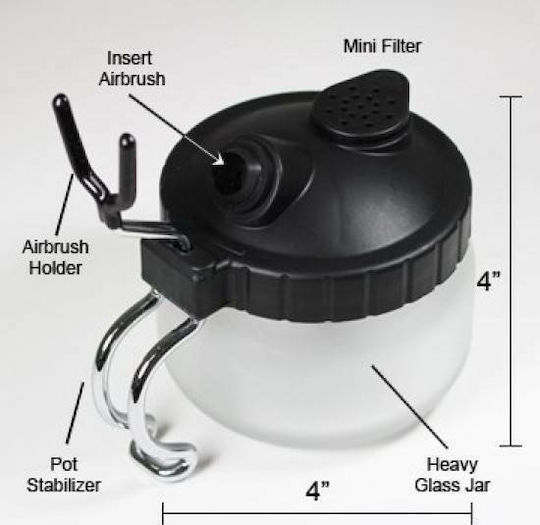 Airbrush cleaning Pot Modeling Accessories