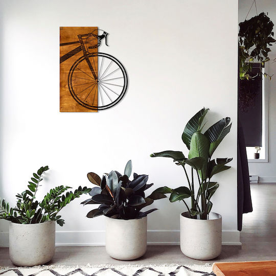 HomeMarkt 3D Mixed Art Μαύρο από Ξύλο 45x3x58cm