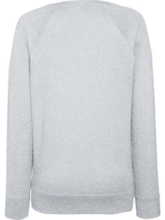 Fruit of the Loom Lightweight Raglan Γυναικεία Διαφημιστική Μπλούζα Heather Grey