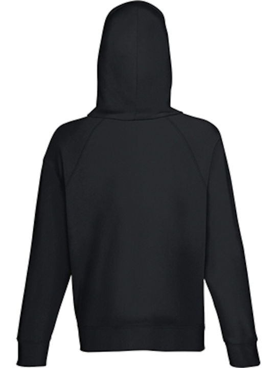 Fruit of the Loom Lightweight Werbe-Hoodie in Schwarz Farbe