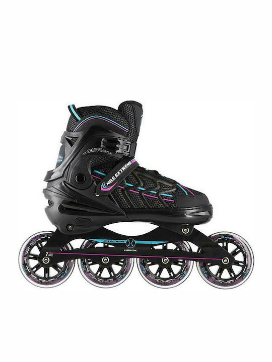 Nils NA1128 Adult/Kids Adjustable Inline Rollers Black