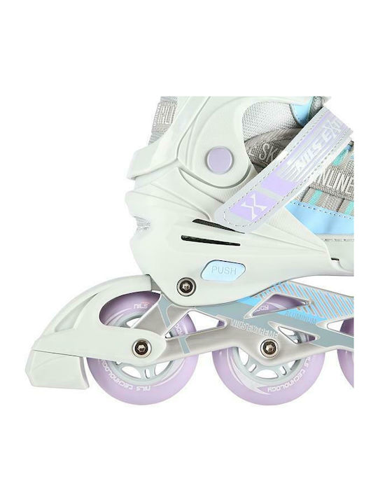 Nils NA1186 Inline Αυξομειούμενα Rollers Γκρι Παιδικά