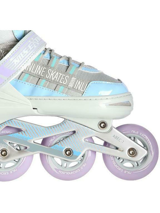 Nils NA1186 Inline Αυξομειούμενα Rollers Γκρι Παιδικά