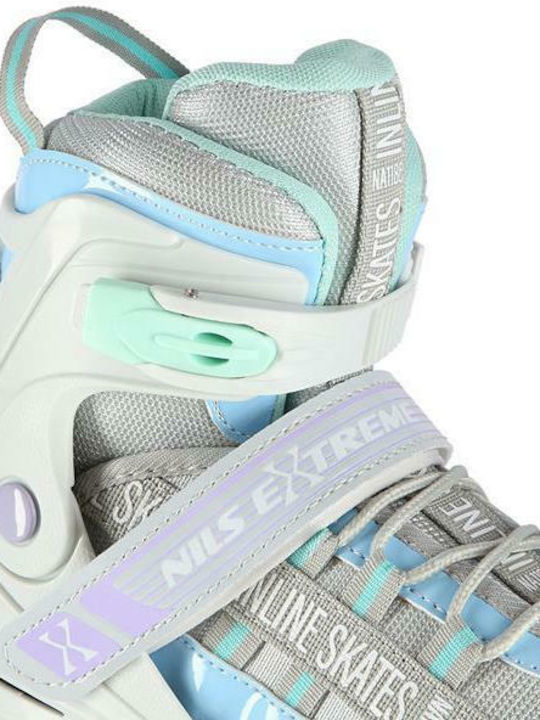 Nils NA1186 Inline Αυξομειούμενα Rollers Γκρι Παιδικά