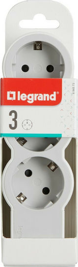 Legrand Power Strip 3 Sockets Without Cable France (Type E)
