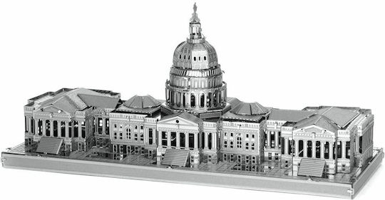 Fascinations Earth US Capitol Μεταλλική Φιγούρα Μοντελισμού Μνημείο Ασημί 10.7x5x4εκ.
