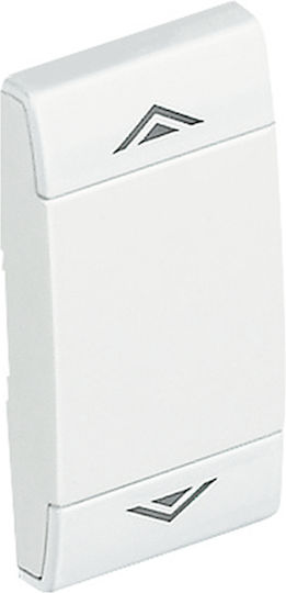 Legrand Bticino Μετώπη Διακόπτη Ρολών σε Λευκό Χρώμα N4911AHN