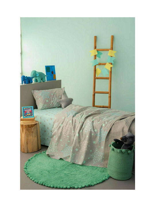 Palamaiki Bettwäsche-Set Einzel Baumwolle My Kingdom MK730 160x260cm 3Stück