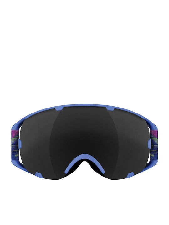 K2 Source Μάσκα Σκι & Snowboard Ενηλίκων Μπλε με Φακό Καθρέπτη σε Ροζ Χρώμα