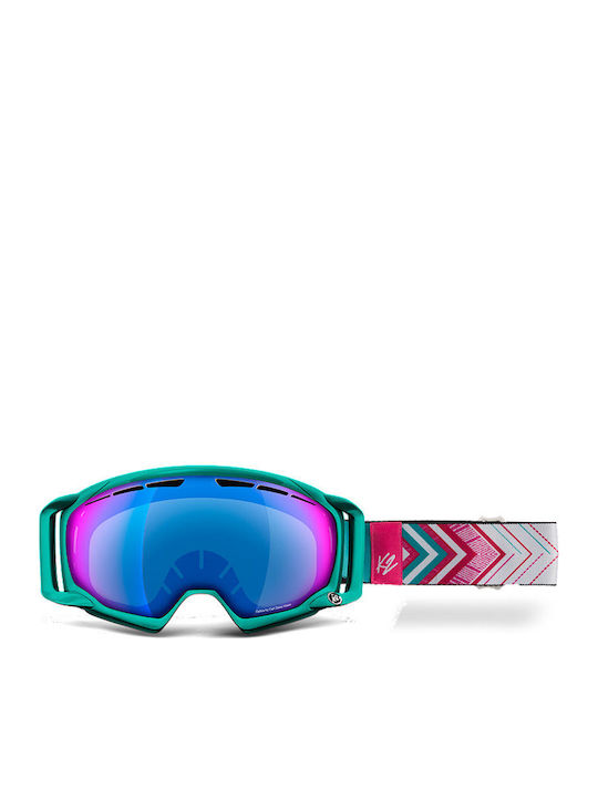 K2 Captura Μάσκα Σκι & Snowboard Ενηλίκων με Φακό Καθρέπτη