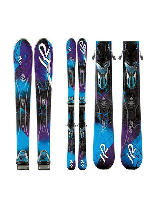 K2 Γυναικεία Πέδιλα Σκι σε Μπλε Χρώμα με Δέστρες K2 Γυναικεία Πέδιλα Σκι σε Μπλε Χρώμα με Δέστρες