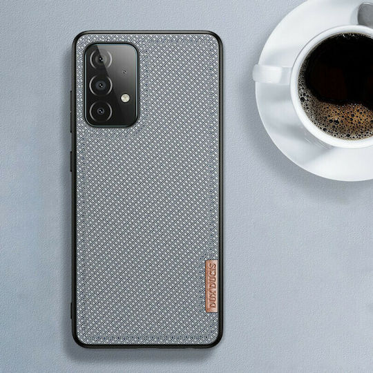 Dux Ducis Fino Back Cover Silicone / Fabric Blue (Galaxy A72)