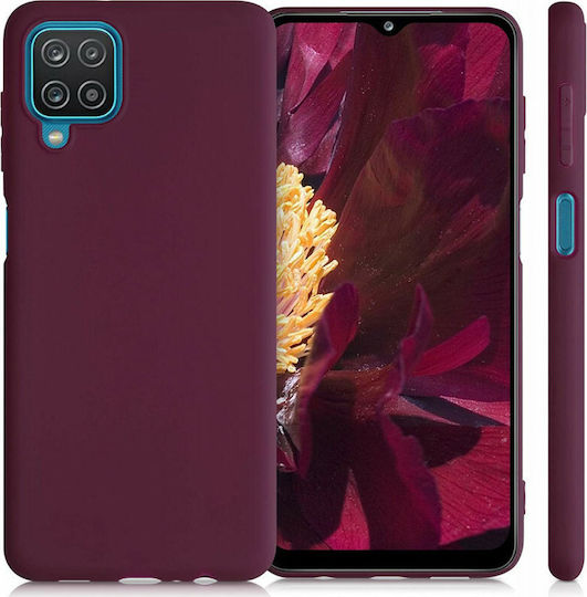 KWmobile Back Cover Σιλικόνης Μπορντό (Galaxy A12)